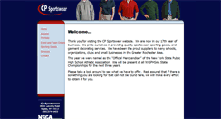 Desktop Screenshot of cpsportswearonline.com