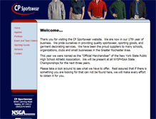 Tablet Screenshot of cpsportswearonline.com